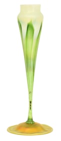 Tiffany Studios Favrile Glass "Pulled Feather" Vase