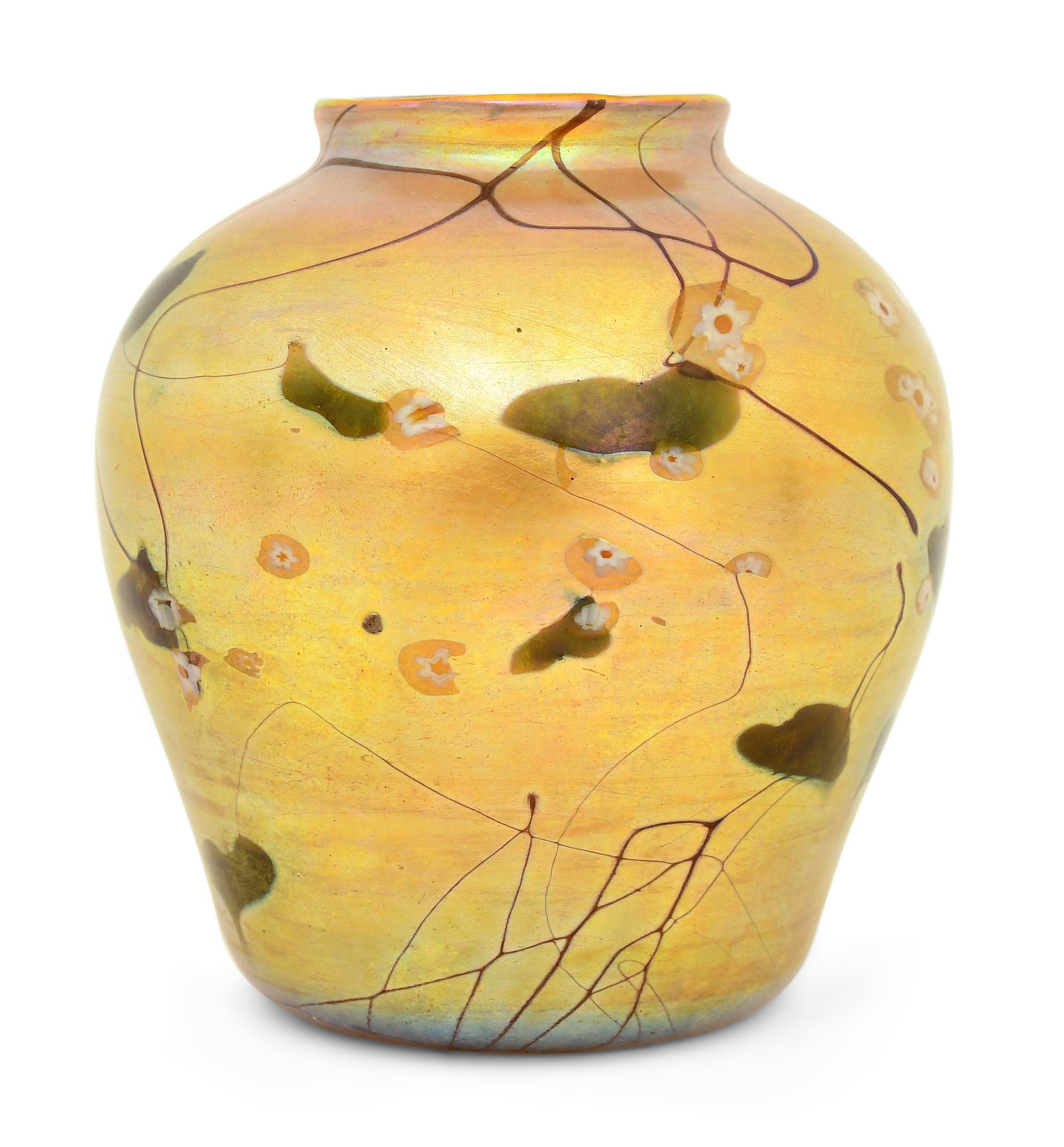 Tiffany Studios Favrile Glass "Millefiori" Vase (1 of 4)