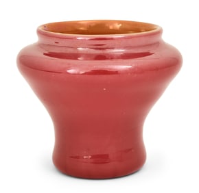 Tiffany Studios Red Favrile Glass Cabinet Vase