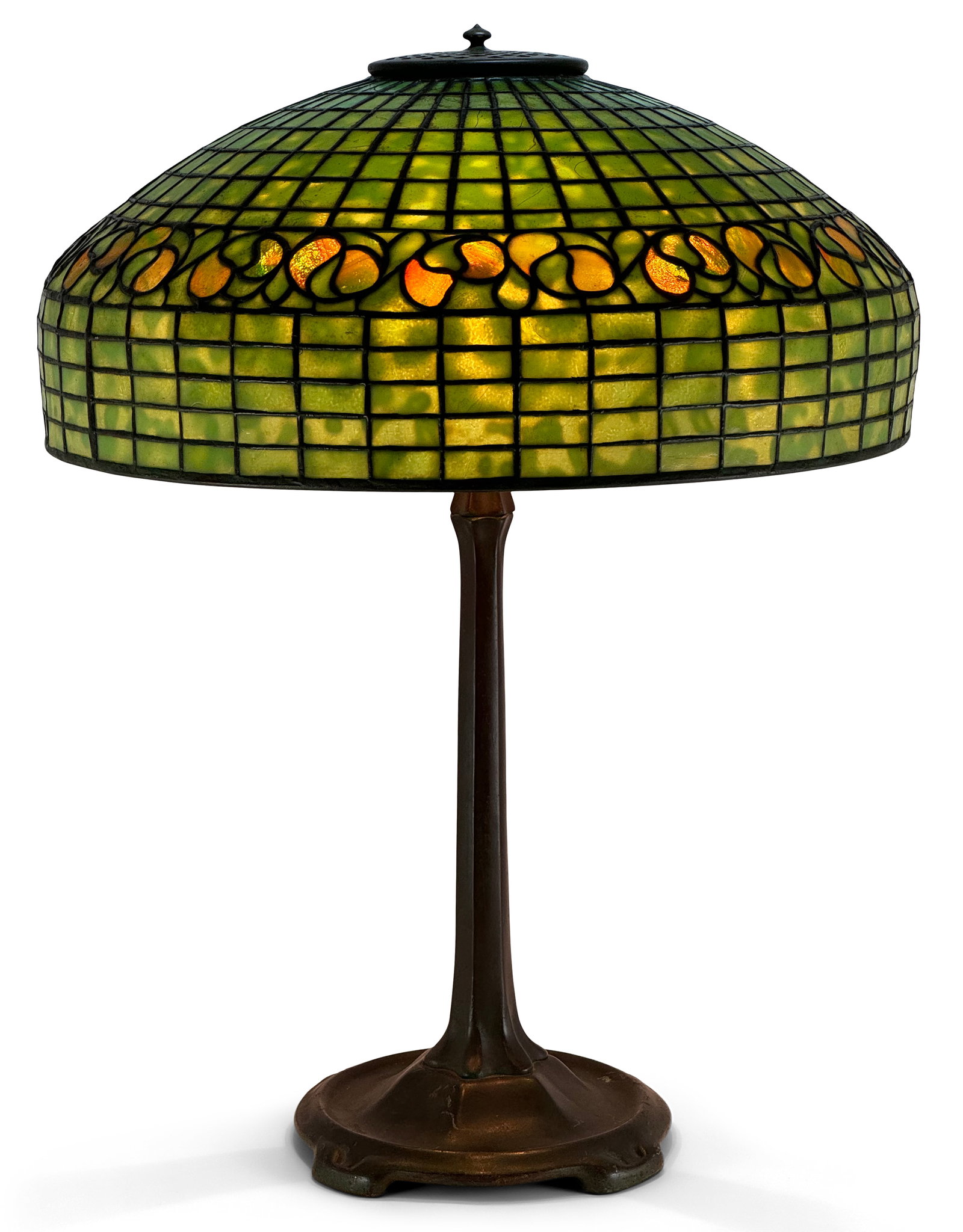 Tiffany Studios "Lemon Leaf" Table Lamp (1 of 4)