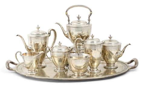 Tiffany & Co. Sterling Silver Eight-Piece Tea & Coffee Service