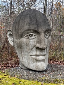 Roy Kanwit (American, 20th Century), Monumental Head of a Man