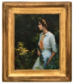 Charles Courtney Curran (American, 1861-1942), "Goldenrod"