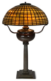 Tiffany Studios Geometric Table Lamp