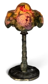 Pairpoint Puffy "Lilac" Boudoir Lamp