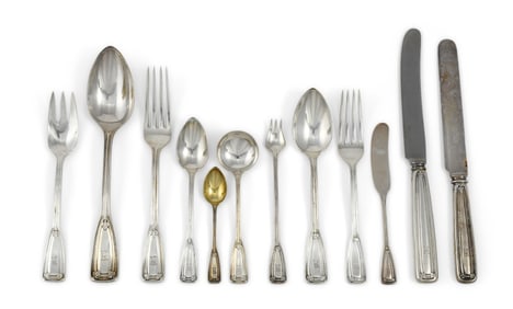 Tiffany & Co. Sterling "Dunstan" Flatware Set, 138 Pieces