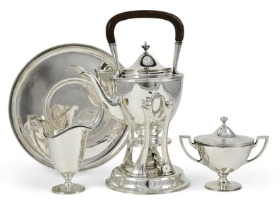 Tiffany & Co. Sterling Silver Four-Piece Tea Set