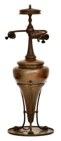 Tiffany Studios Bronze Table Lamp Base