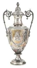 Fabergé Limited Edition Sterling Silver Urn