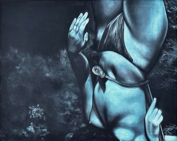 Michele Zalopany (American, b. 1955), "Malaysian Pearl Diver"