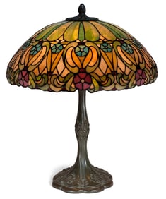 J.A. Whaley & Co. Floral Table Lamp
