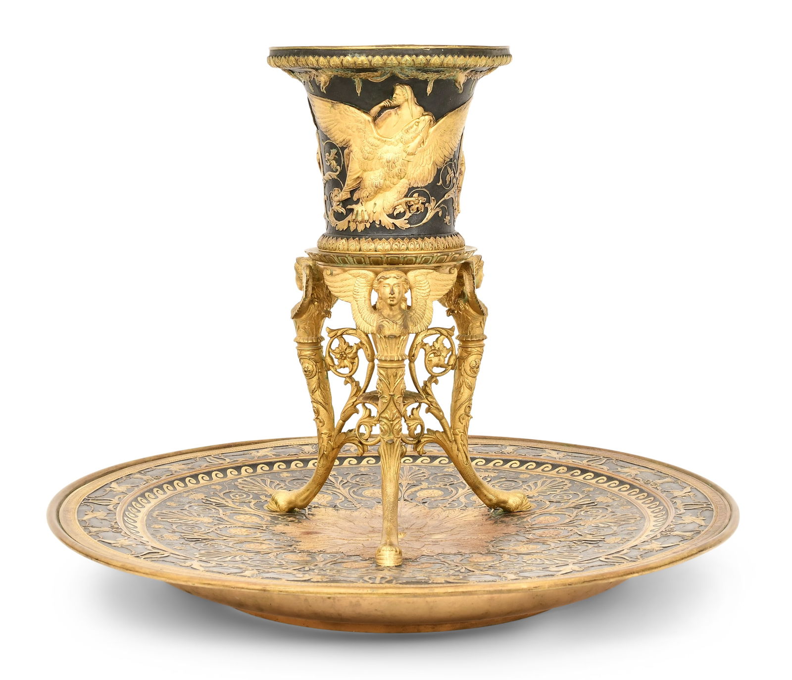 French Empire-Style Gilt Bronze Centerpiece (1 of 5)