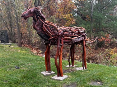 Rita Dee Driftwood Horse Sculpture