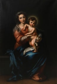 After Bartolomé Esteban Murillo (Spanish, 1617-1682), "Our Lady of the Rosary"