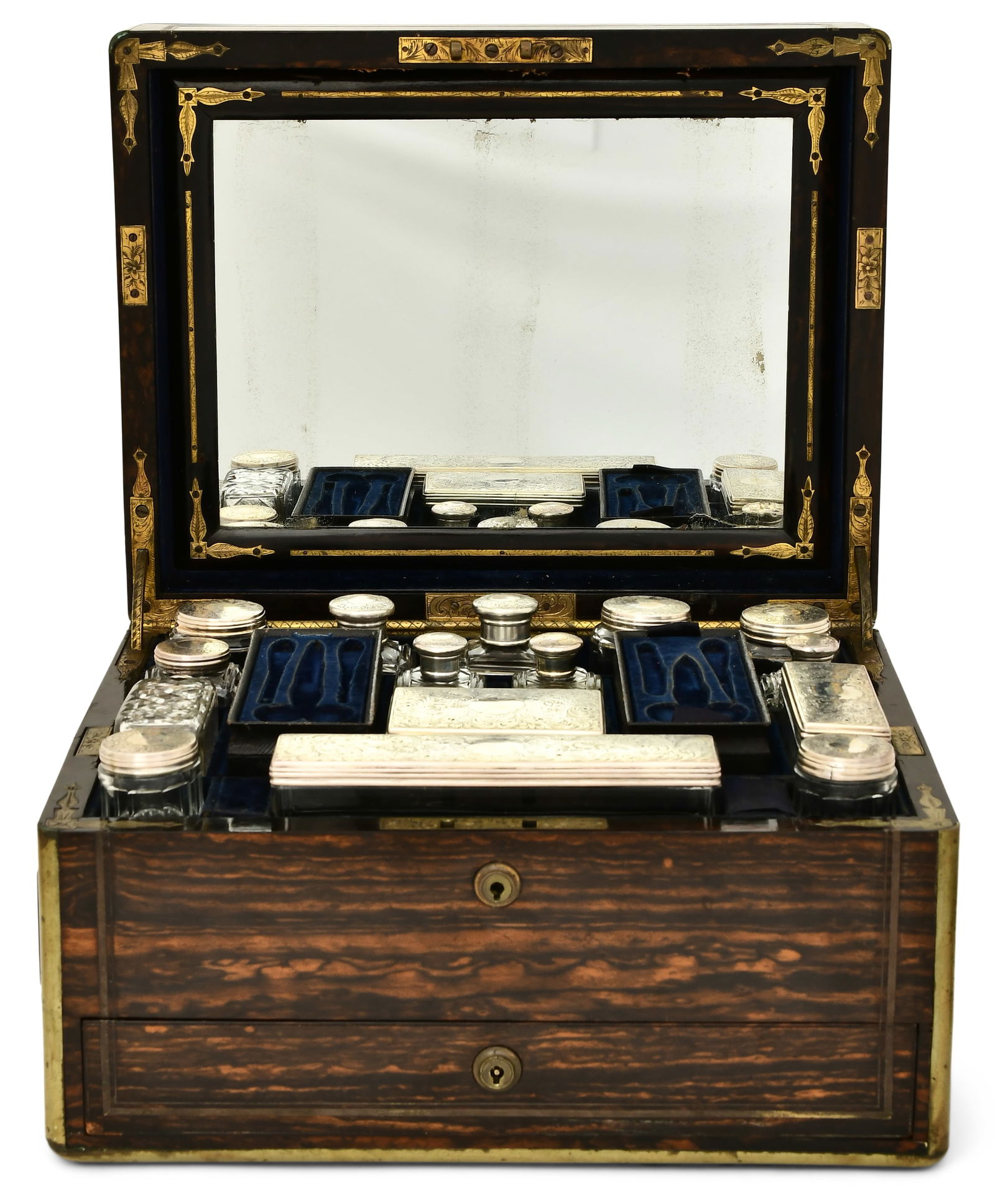 English Necessaire Vanity / Dressing Box, Mappin & Company (1 of 10)