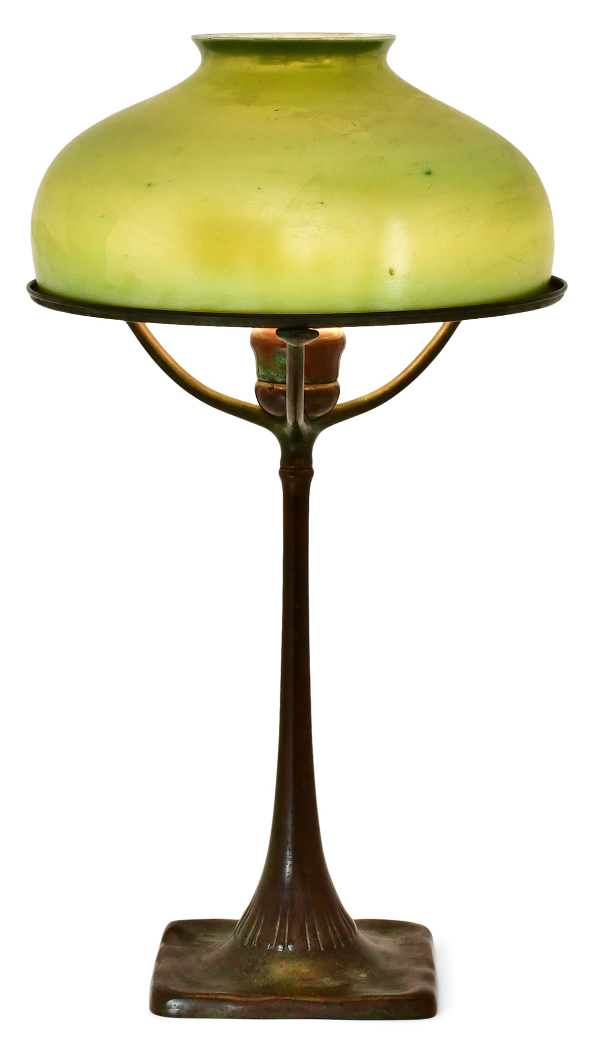 Tiffany Studios Favrile Glass & Bronze Table Lamp (1 of 5)