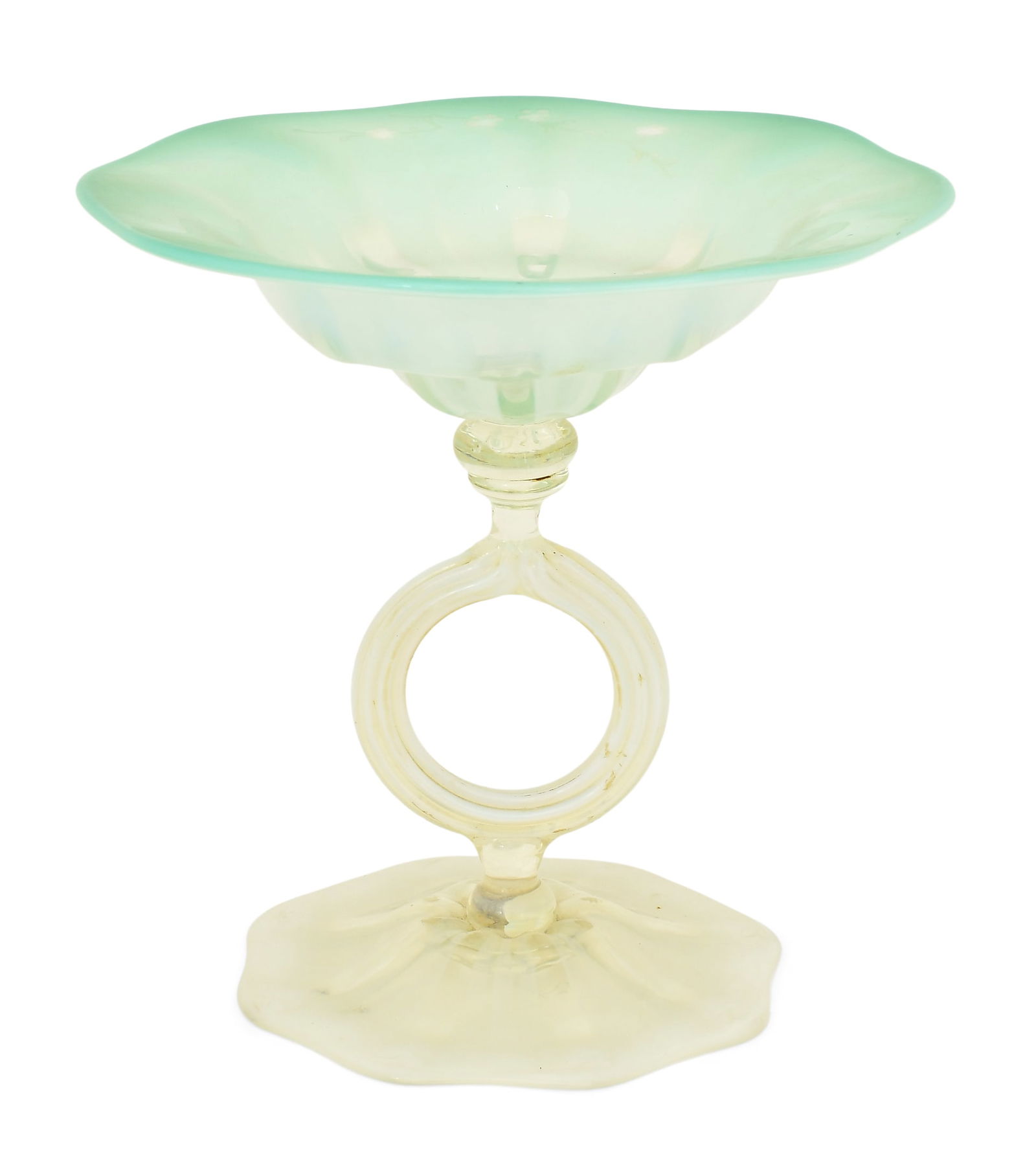 Tiffany Studios Pastel Favrile Glass Compote (1 of 5)