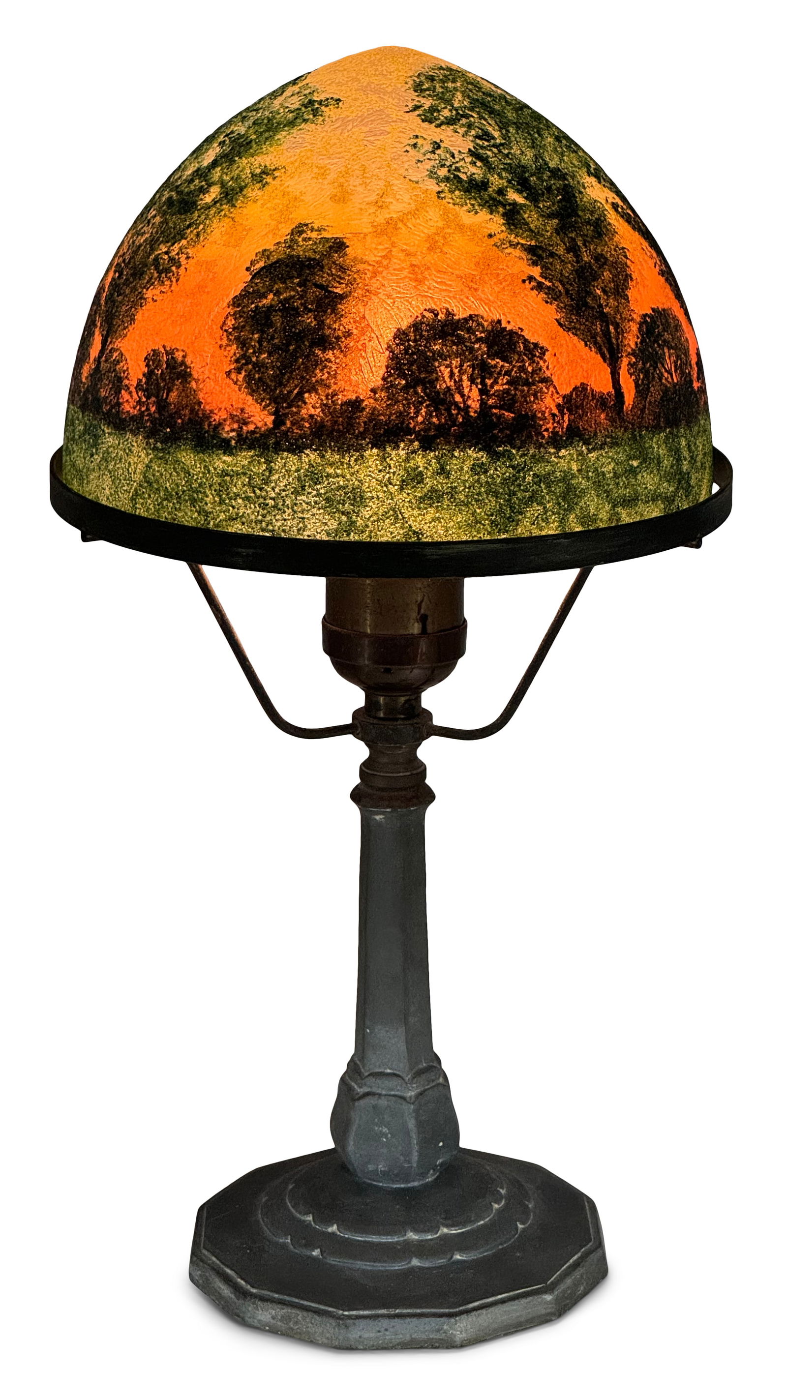 Handel Closed-Top Scenic Boudoir Lamp (1 of 4)