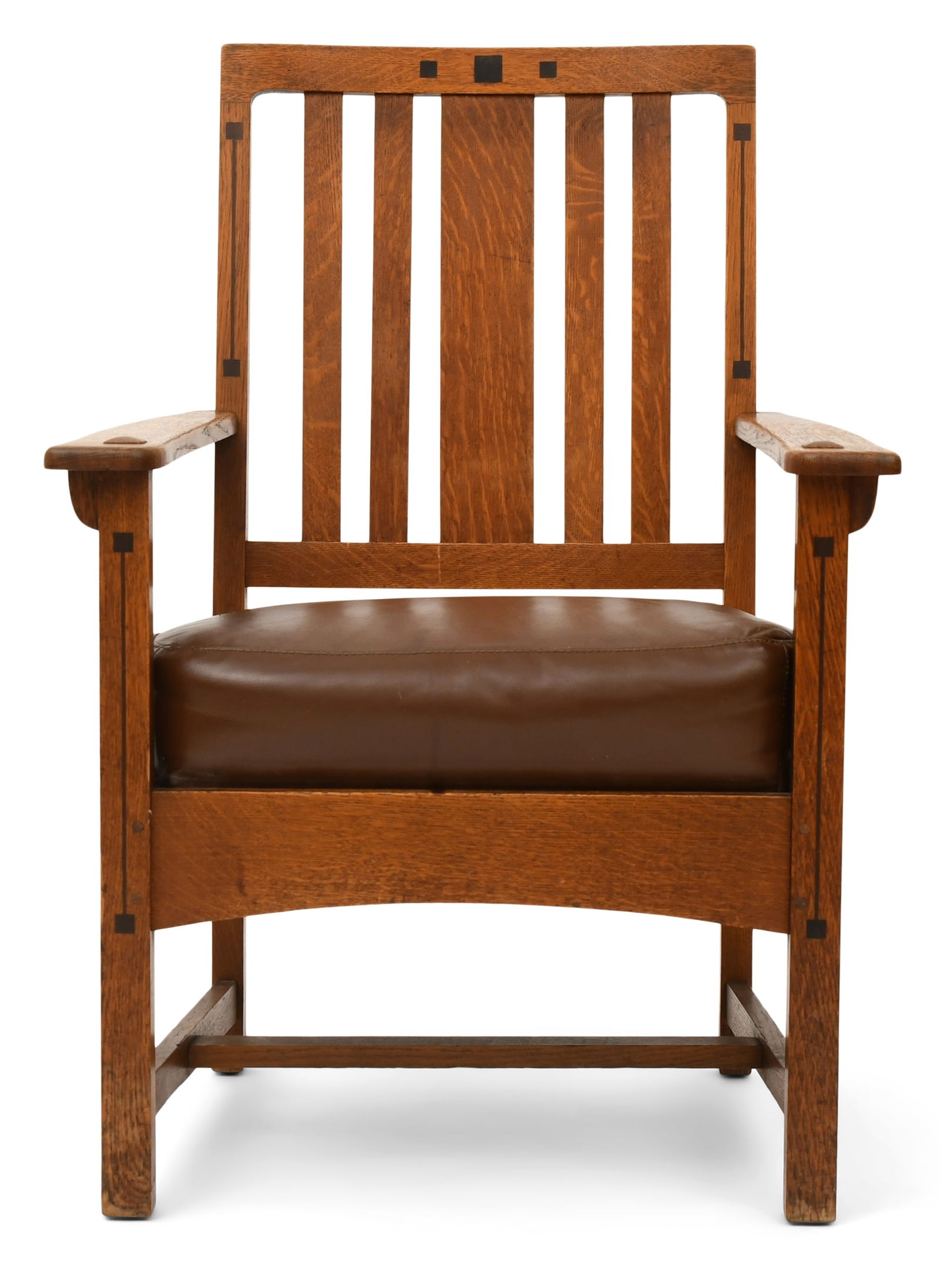 Charles P. Limbert Co. Ebon-Oak Armchair (1 of 6)