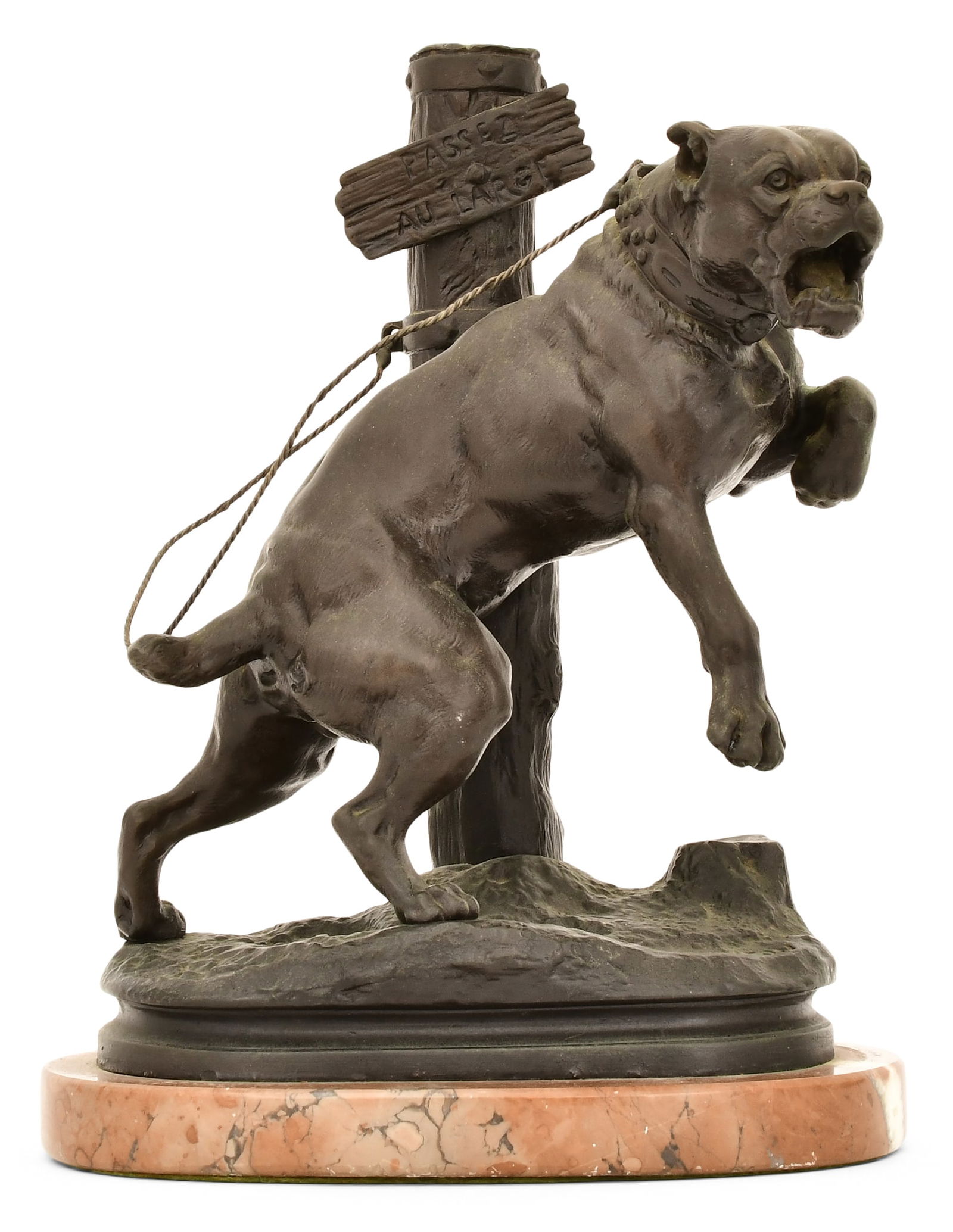 Charles Valton (French, 1851-1918), Bronze Sculpture of a Bulldog: Charles Valton(French, 1851-1918)Sculpture of a Bulldogpatinated bronzesigned "Ch. Valton"10 3/4 x 8 1/4 x 6 1/2 inchesProvenance: Private Collection, IowaOther Notes: Fontaine's Auction Gallery c