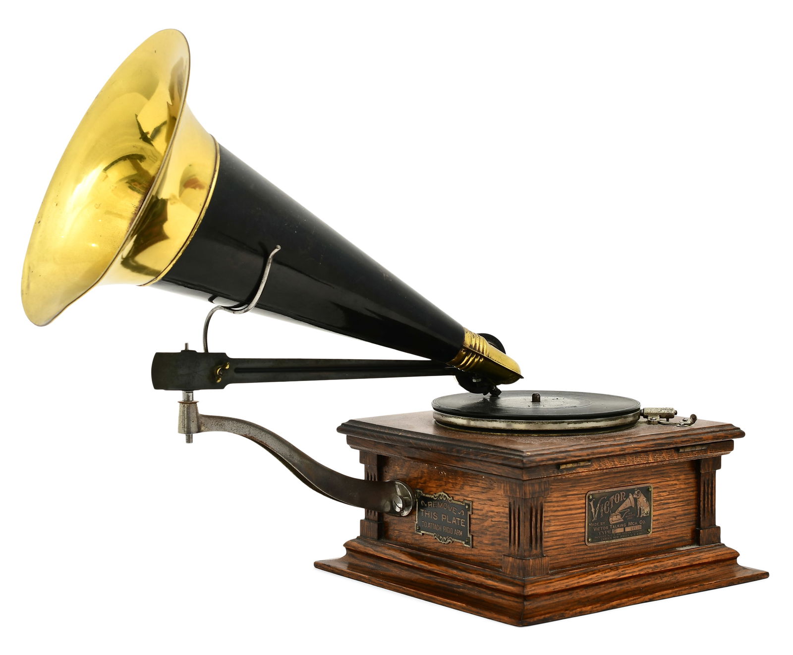 Victor Talking Machine Co. Type E Phonograph (1 of 6)