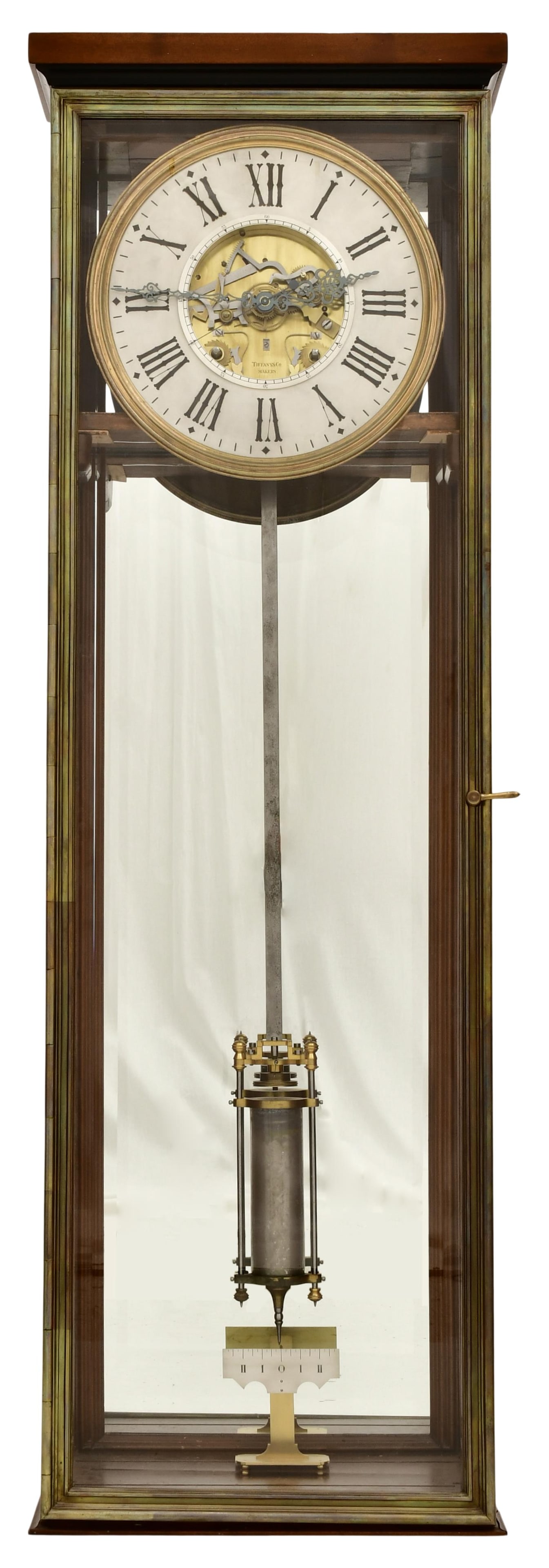 Tiffany & Co. Makers Quarter Hour Striking Wall Regulator Clock Auction