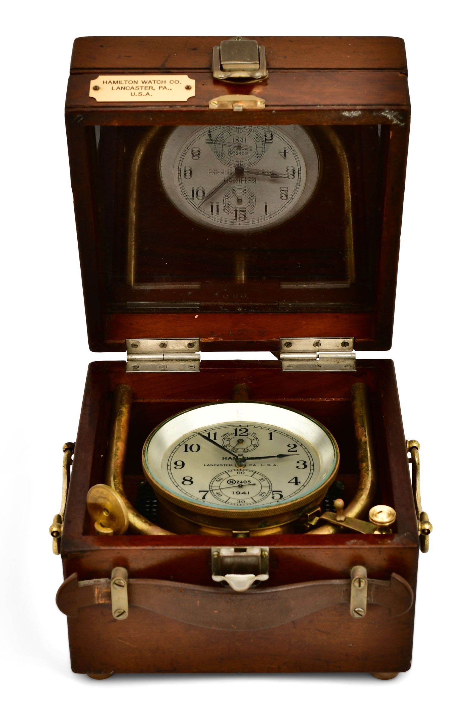 Hamilton Watch Co. Model 21 Marine Chronometer (1 of 6)