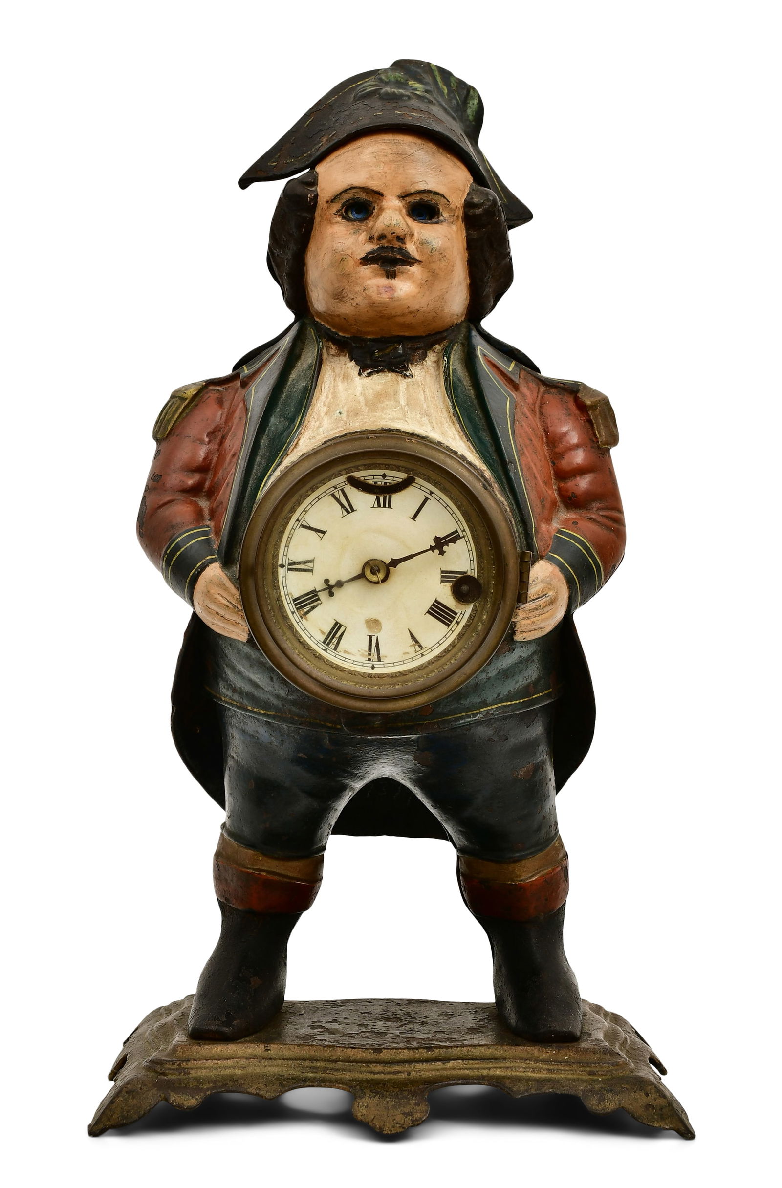 Waterbury Clock Co., Bradley & Hubbard, "Continental" Blinking Eye Clock (1 of 7)