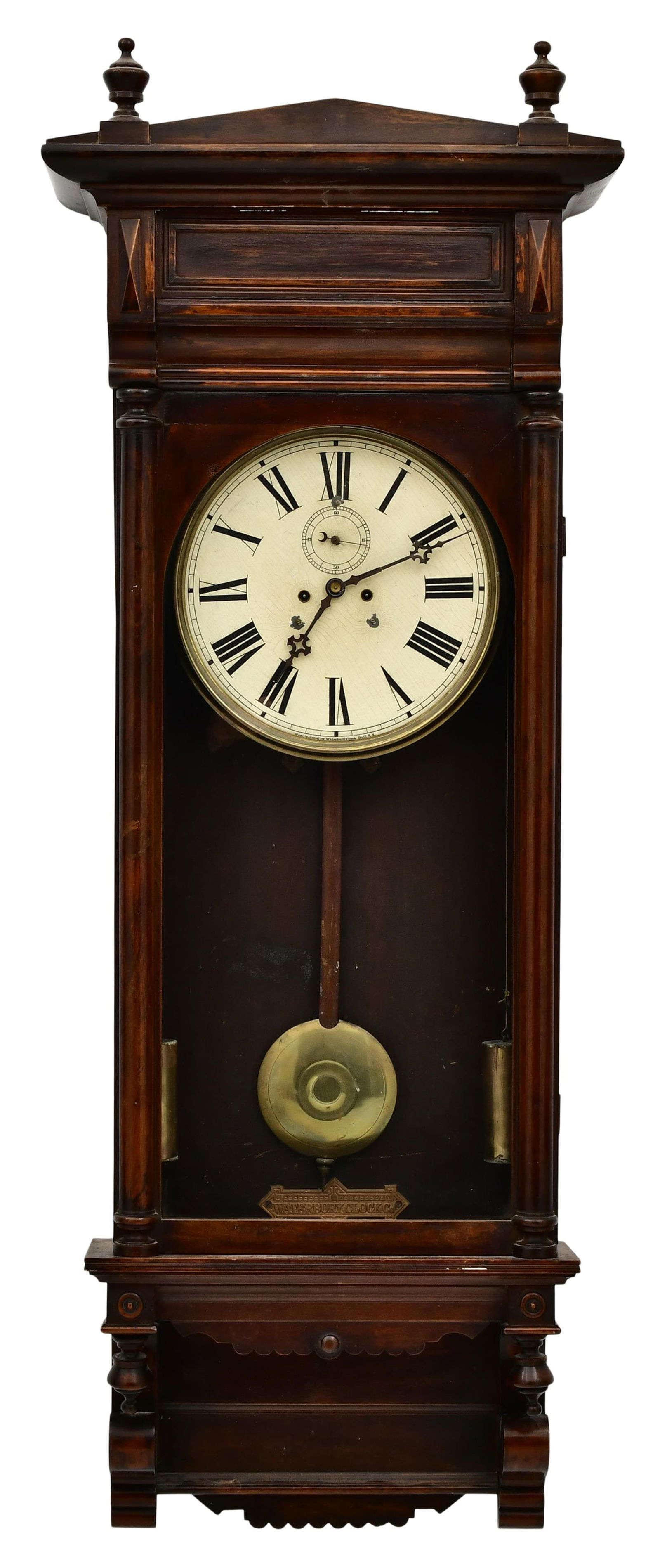 Waterbury Clock Co. Regulator No. 21 Wall Clock (1 of 9)