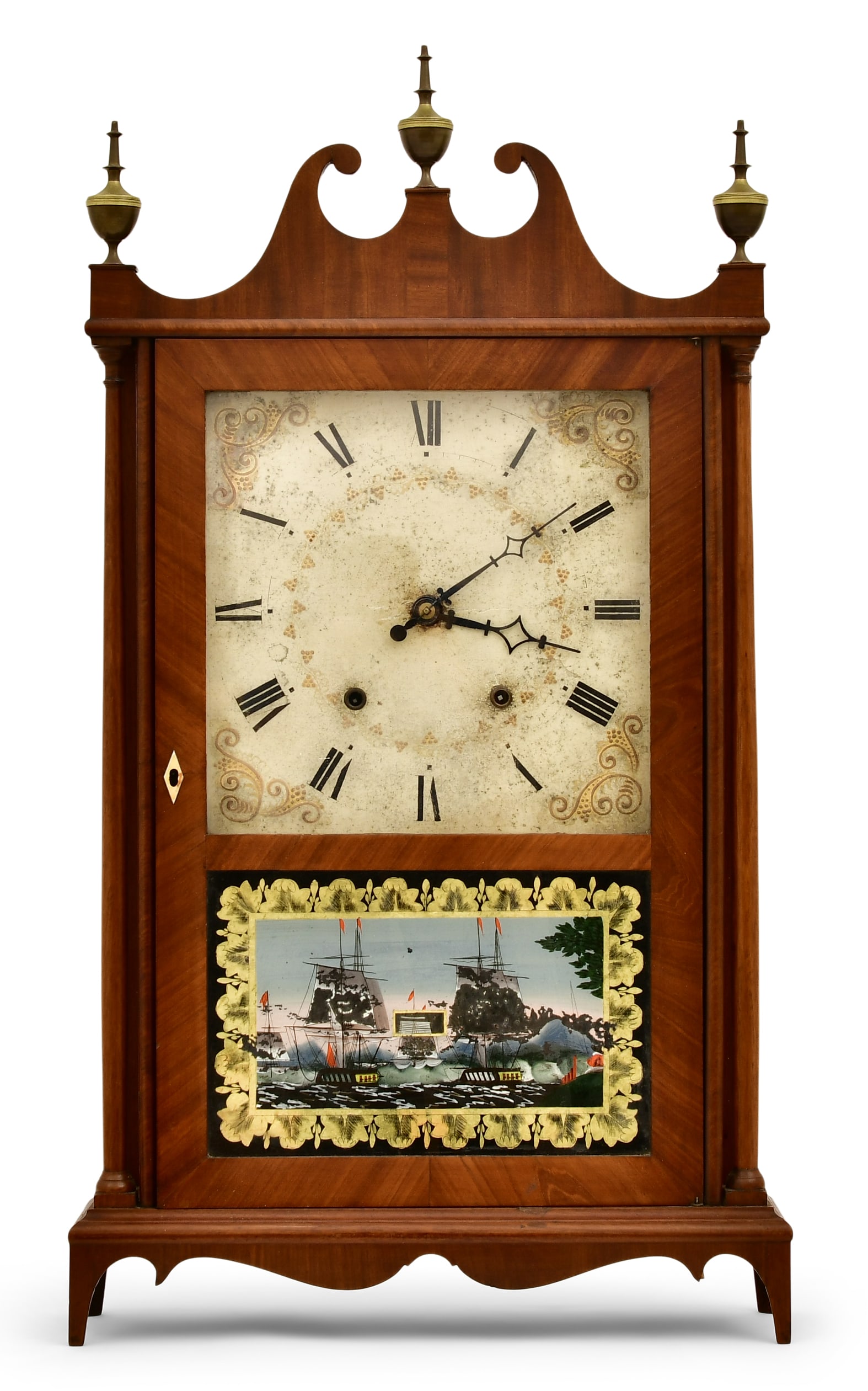 Seth Thomas Pillar & Scroll Shelf Clock (1 of 9)