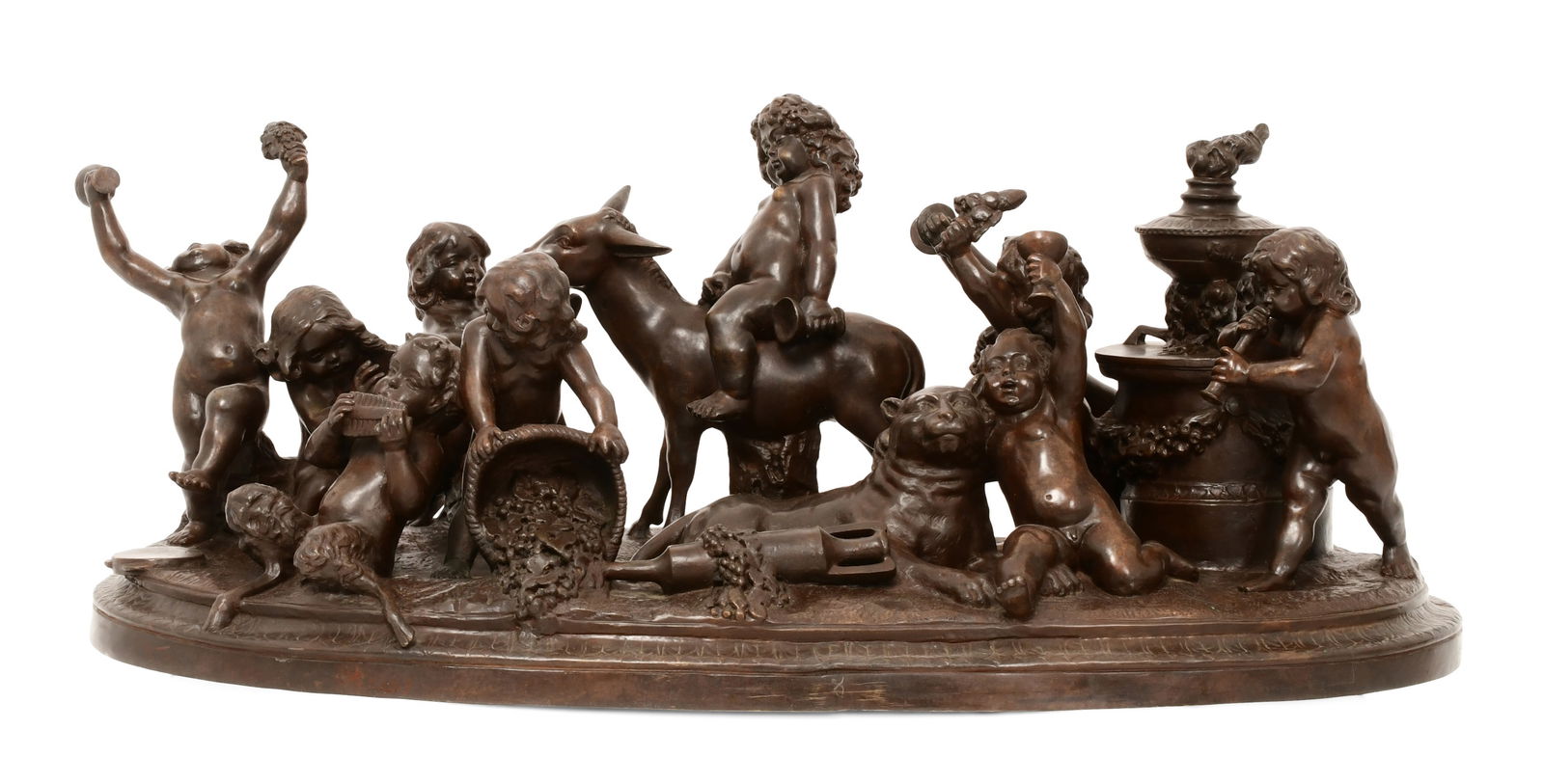 A Large Italian Patinated Bronze Centerpiece (1 of 13)