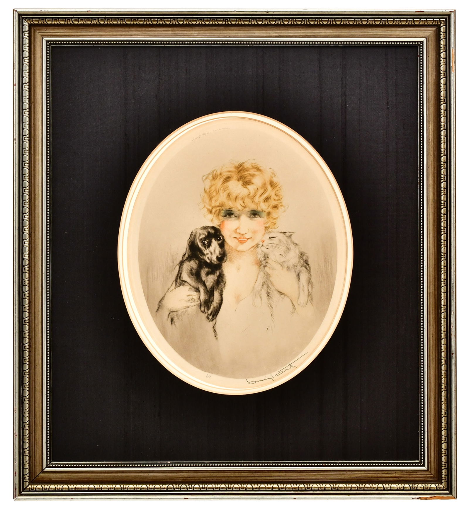 Louis Icart (French, 1888-1950), "Dear Friends" (1929) (1 of 4)