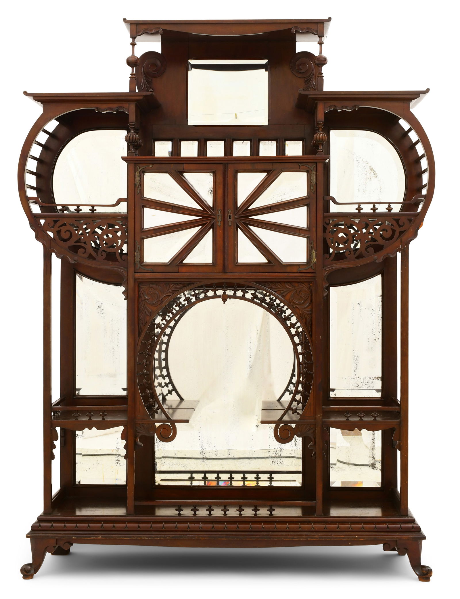 R.J. Horner & Co. Mahogany Display Cabinet (1 of 9)