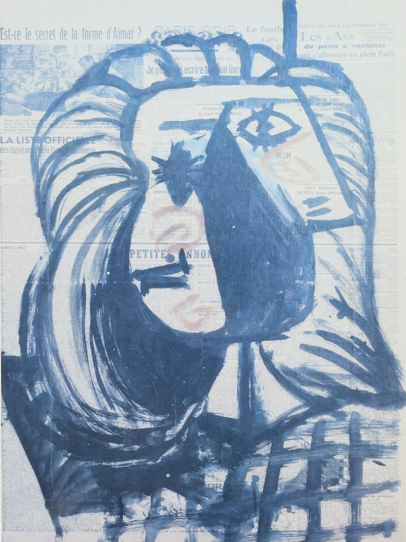 Pablo Picasso (Spanish, 1881-1973), "Est-ce le Secret de la Forme D'Aimar" (1 of 4)