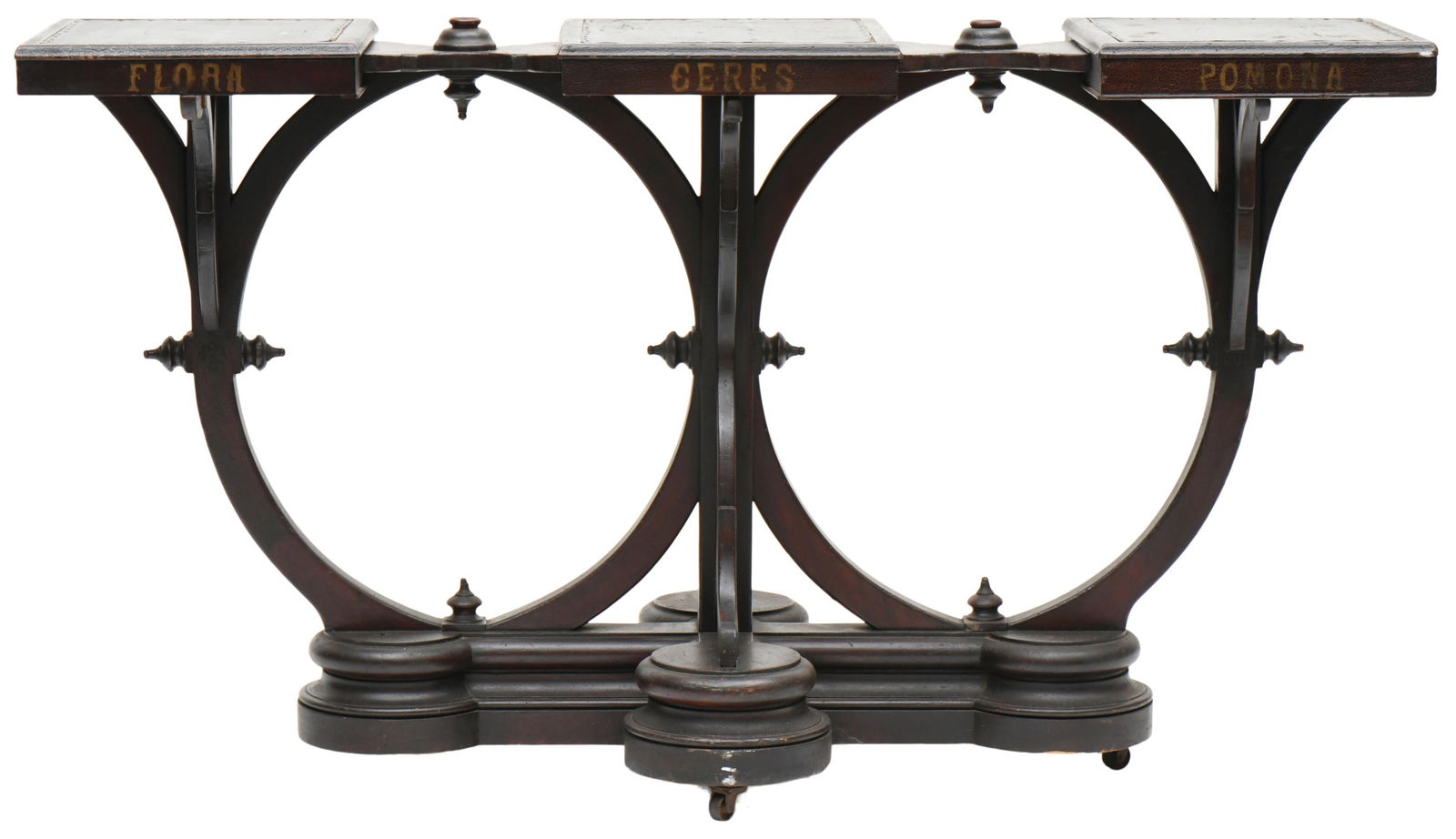 Italian Carved & Painted Wood Three-Section Display Stand (1 of 8)