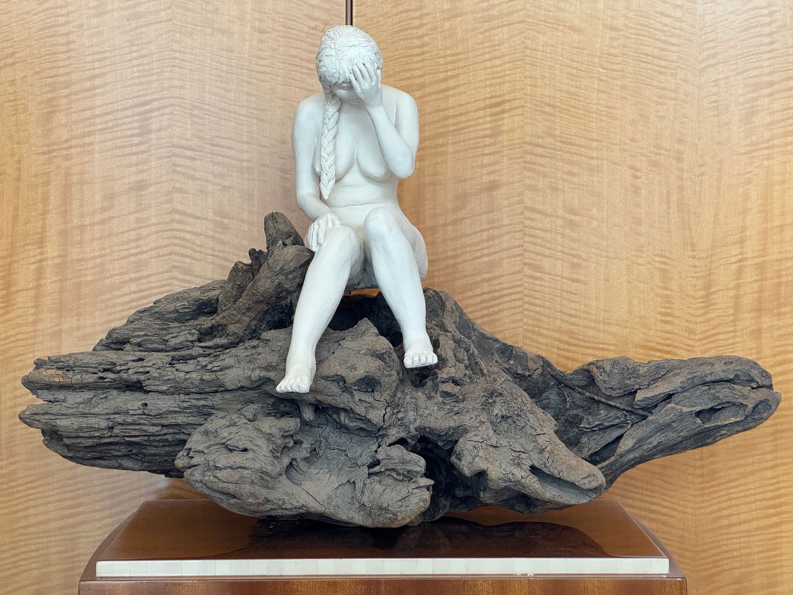 Meredith Morabito, Untitled (Seated Female Nude), Ceramic Sculpture: Meredith MorabitoUntitled (Seated Female Nude)20th/21st centuryceramicunmarked17 x 26 x 13 1/2 inchesProvenance: The Ledgerock Collection