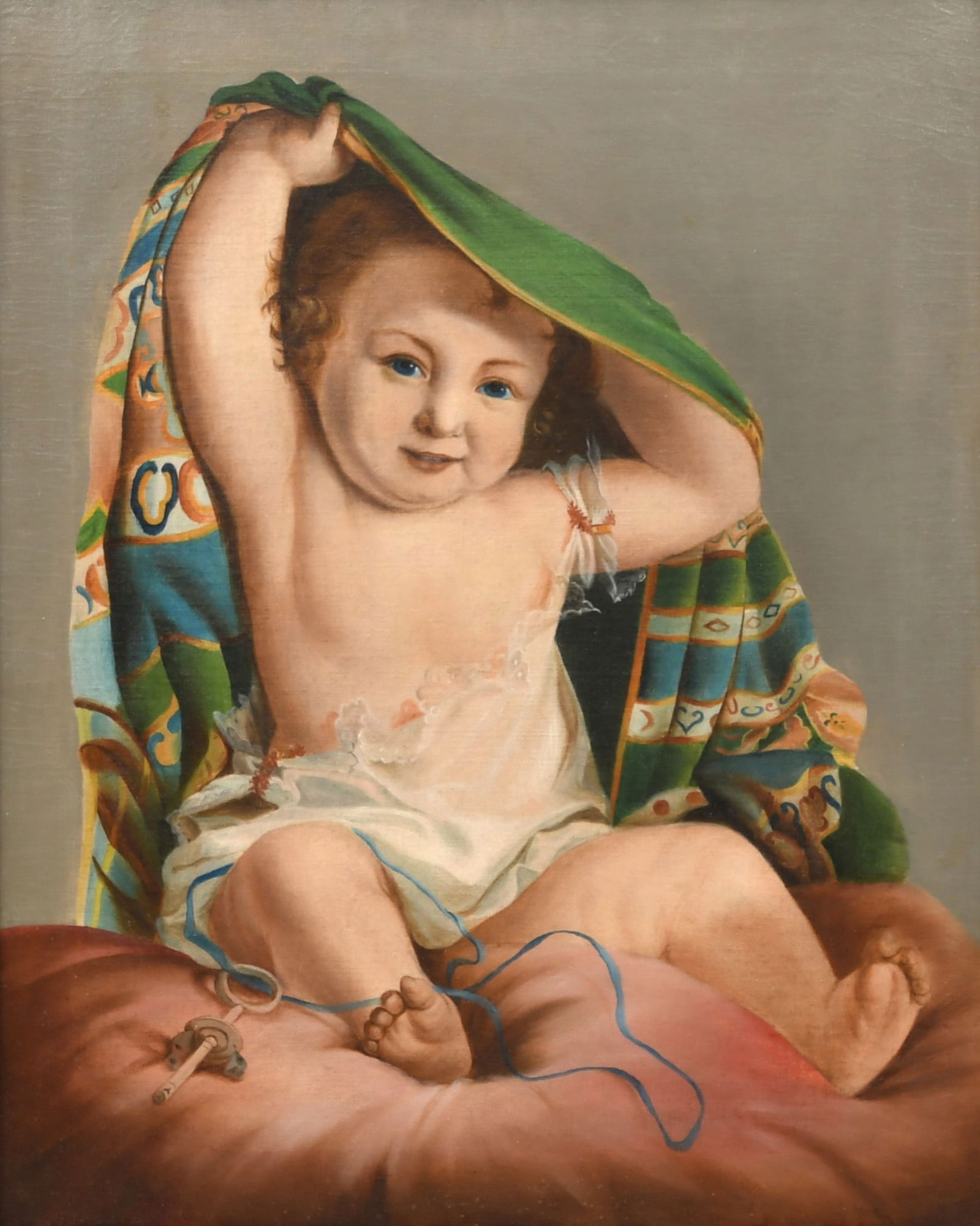 Attributed to Lilly Martin Spencer (American, 1822-1902), Portrait of a Baby (1 of 6)