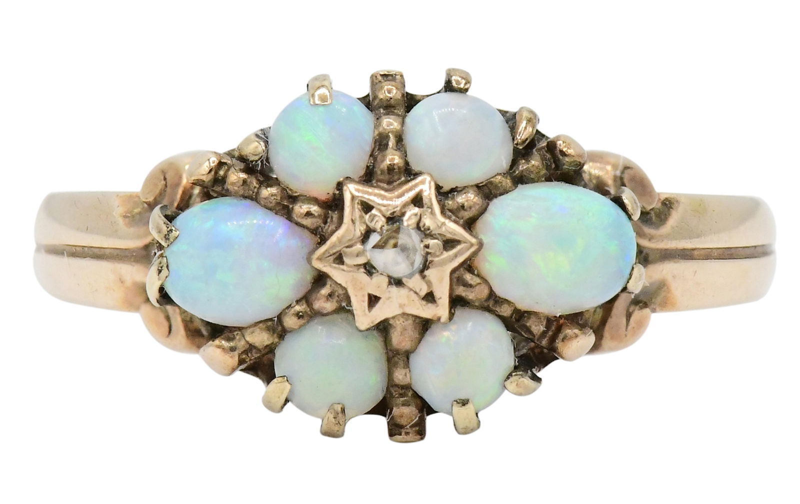 10K Yellow Gold & Opal Ring (1 of 4)
