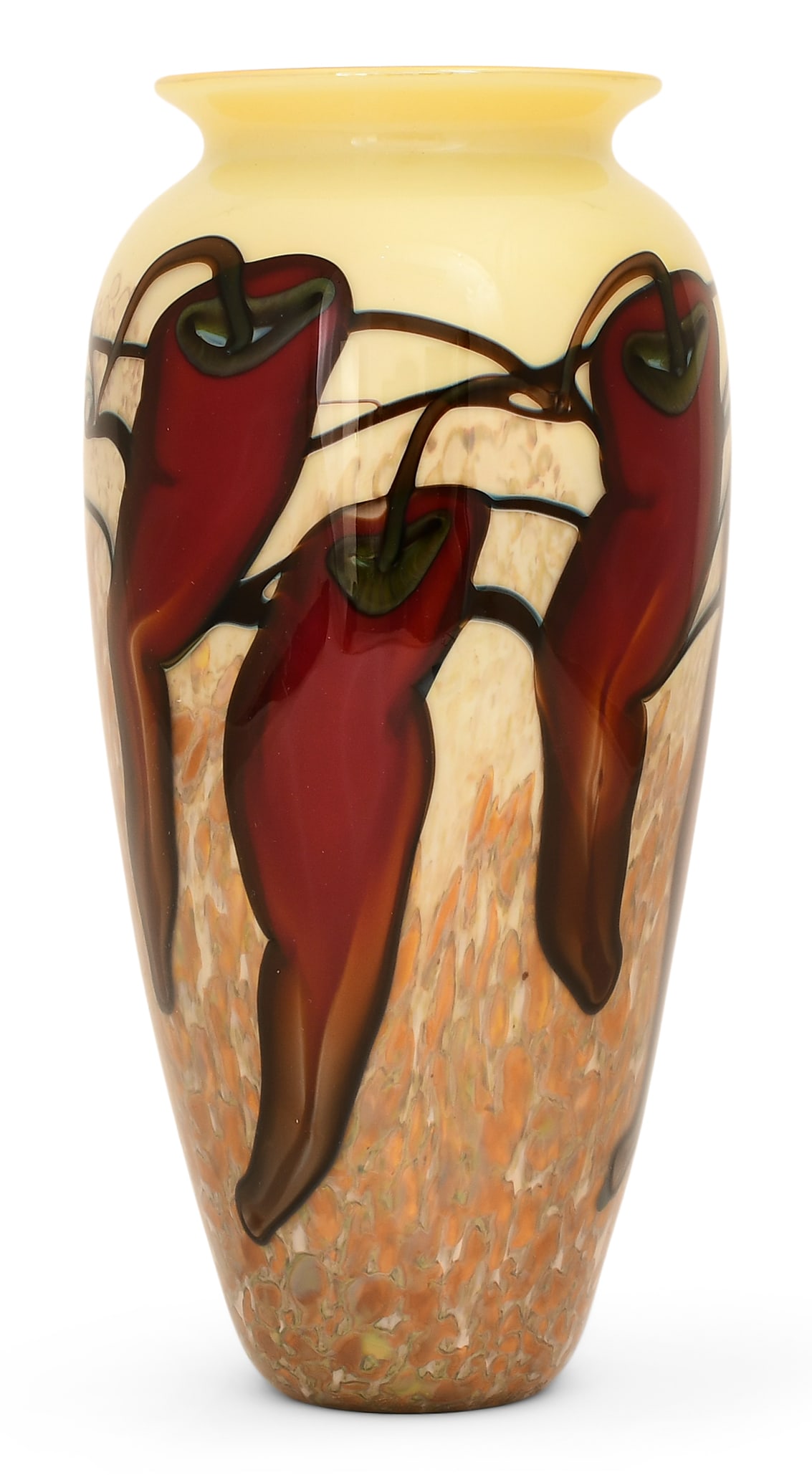 Richard Satava (American, b. 1950), "Red Chili Pepper" Vase (1 of 3)