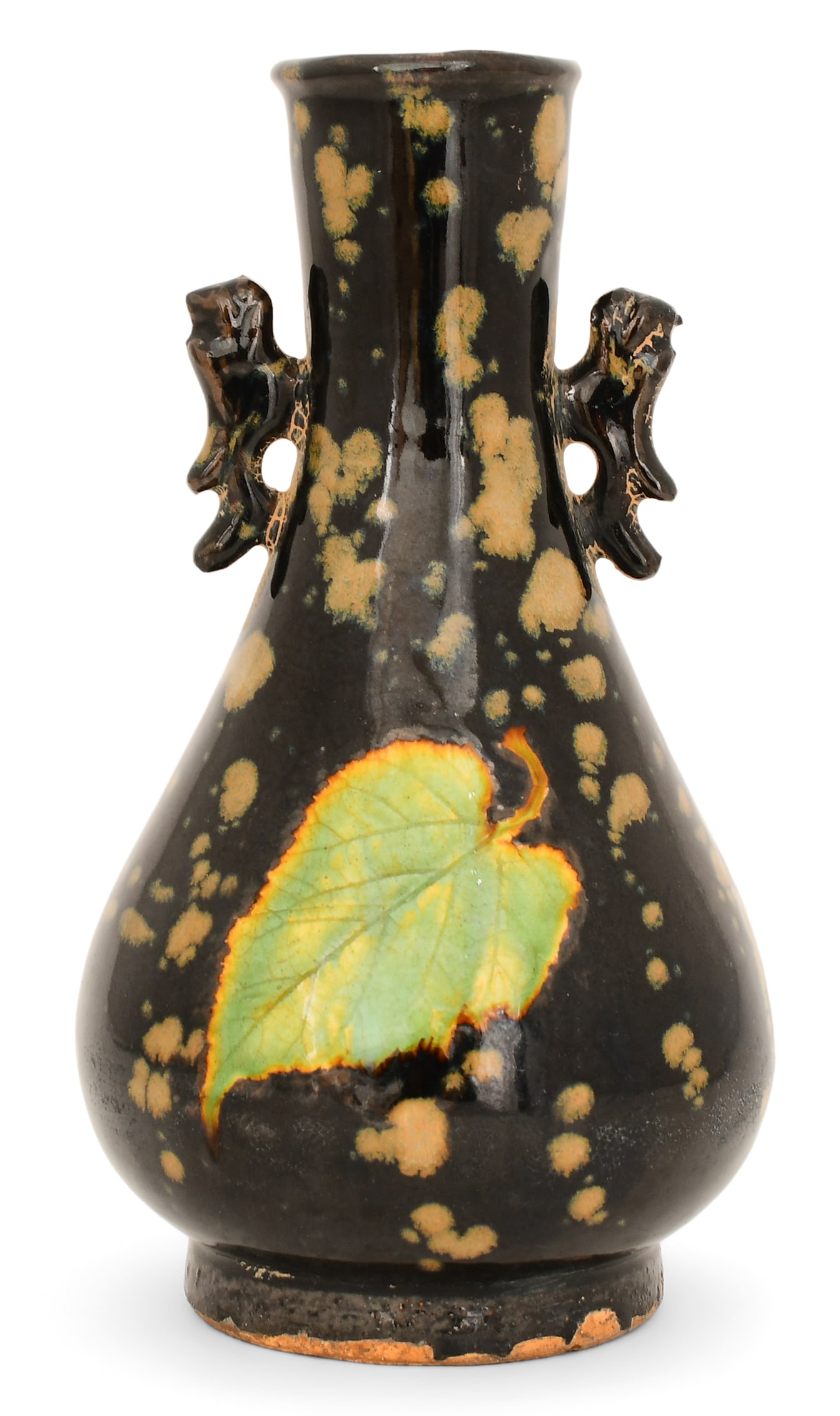 Chinese Song Dynasty Porcelain Jizhou Ware Leaf Vase (1 of 5)