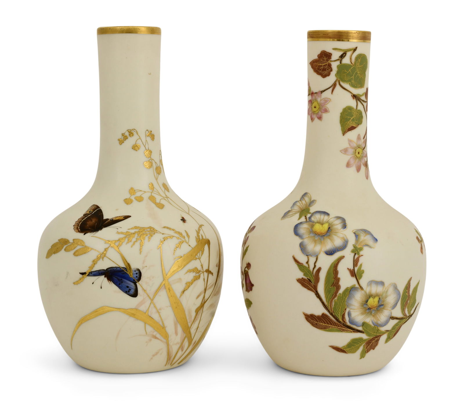 Two Royal Worcester Porcelain Vases (1 of 6)