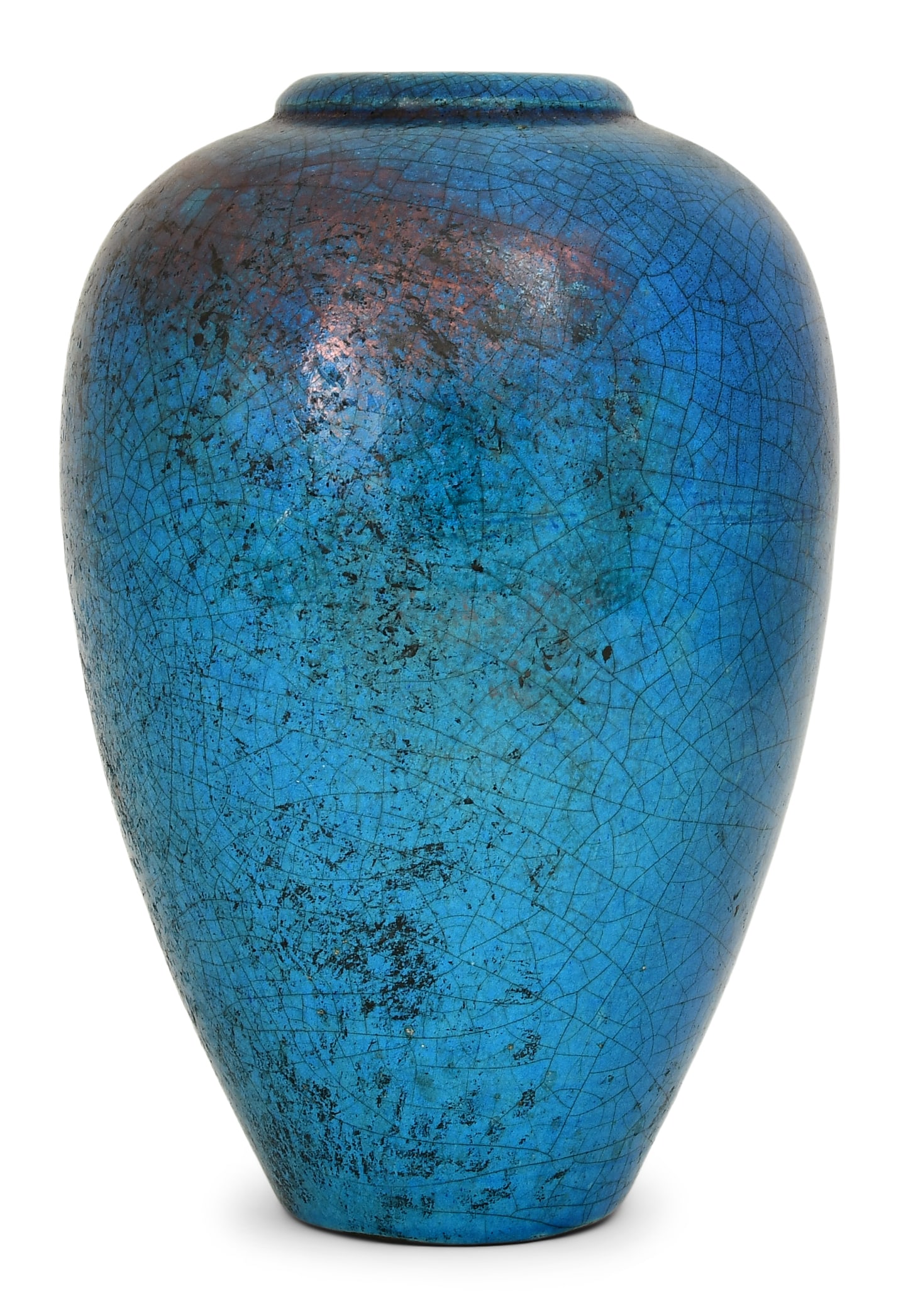 American Blue Pottery Vase (1 of 4)