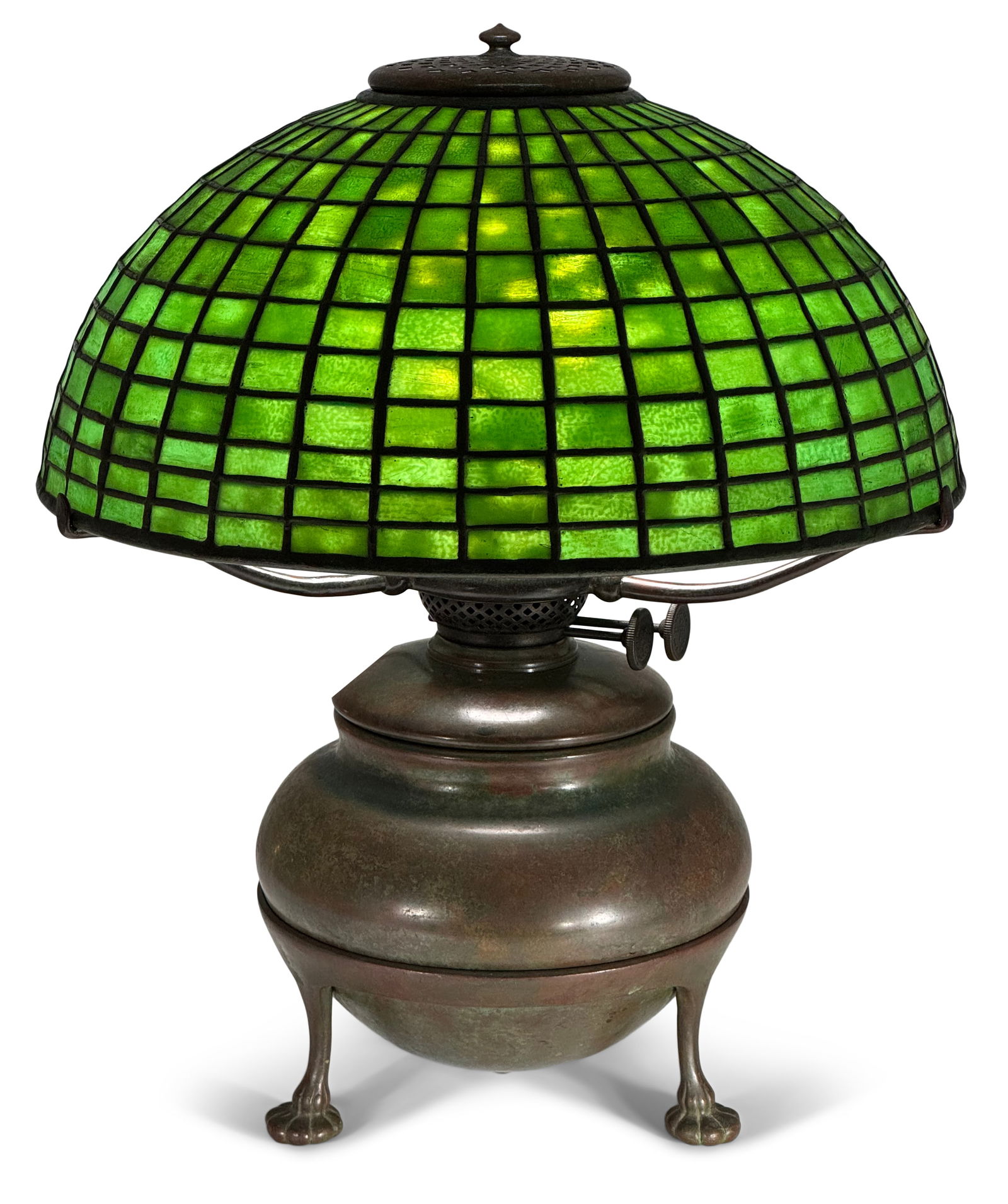 Tiffany Studios "Geometric" Table Lamp (1 of 6)