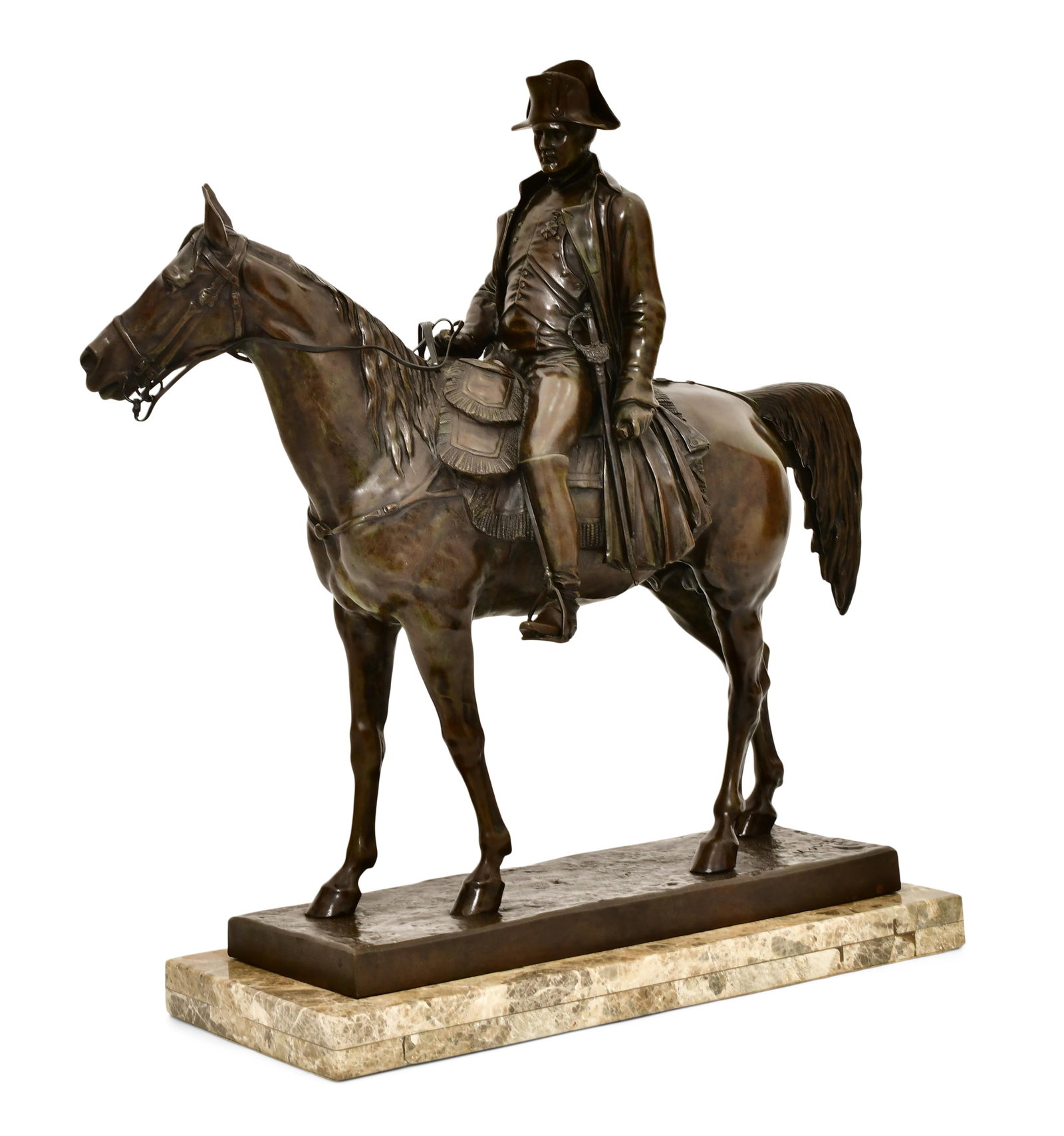 Louis Marie Moris (French, 1818-1883), Napoleon on Horseback (1 of 8)