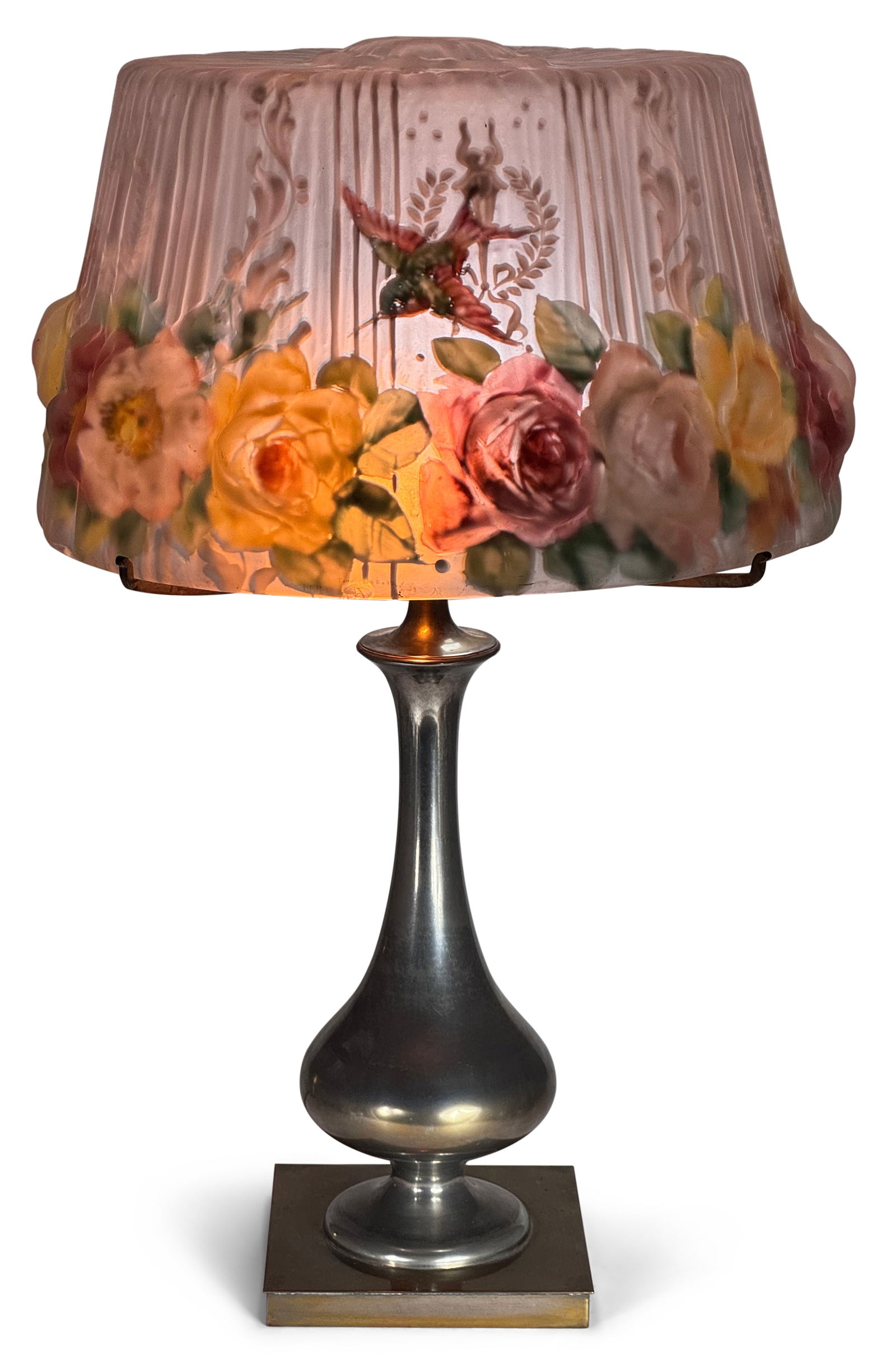 Pairpoint Puffy "Hummingbird" Table Lamp (1 of 5)