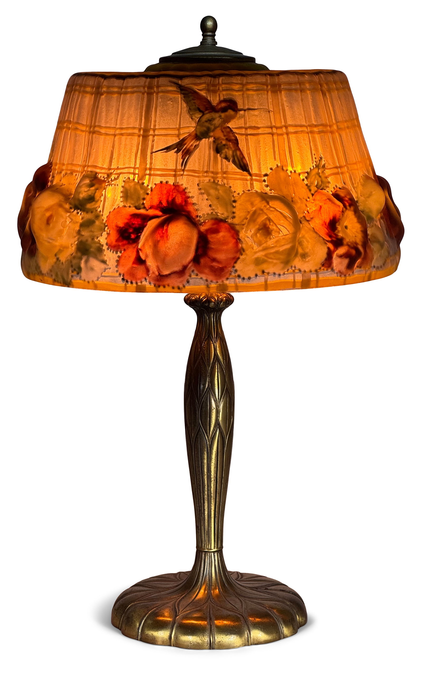 Pairpoint Puffy "Hummingbird" Table Lamp (1 of 4)