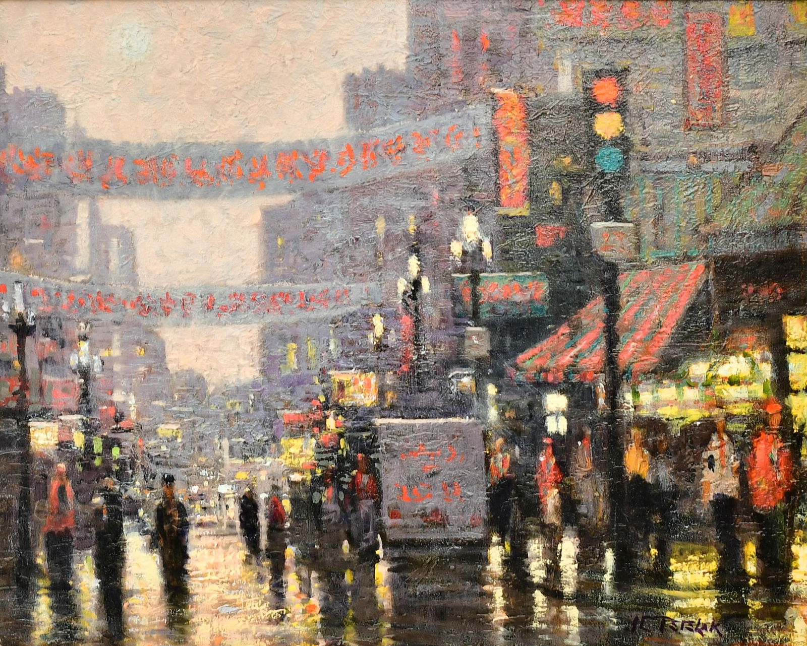 John Charles Terelak (American, b. 1942), Chinatown, New York (1 of 4)