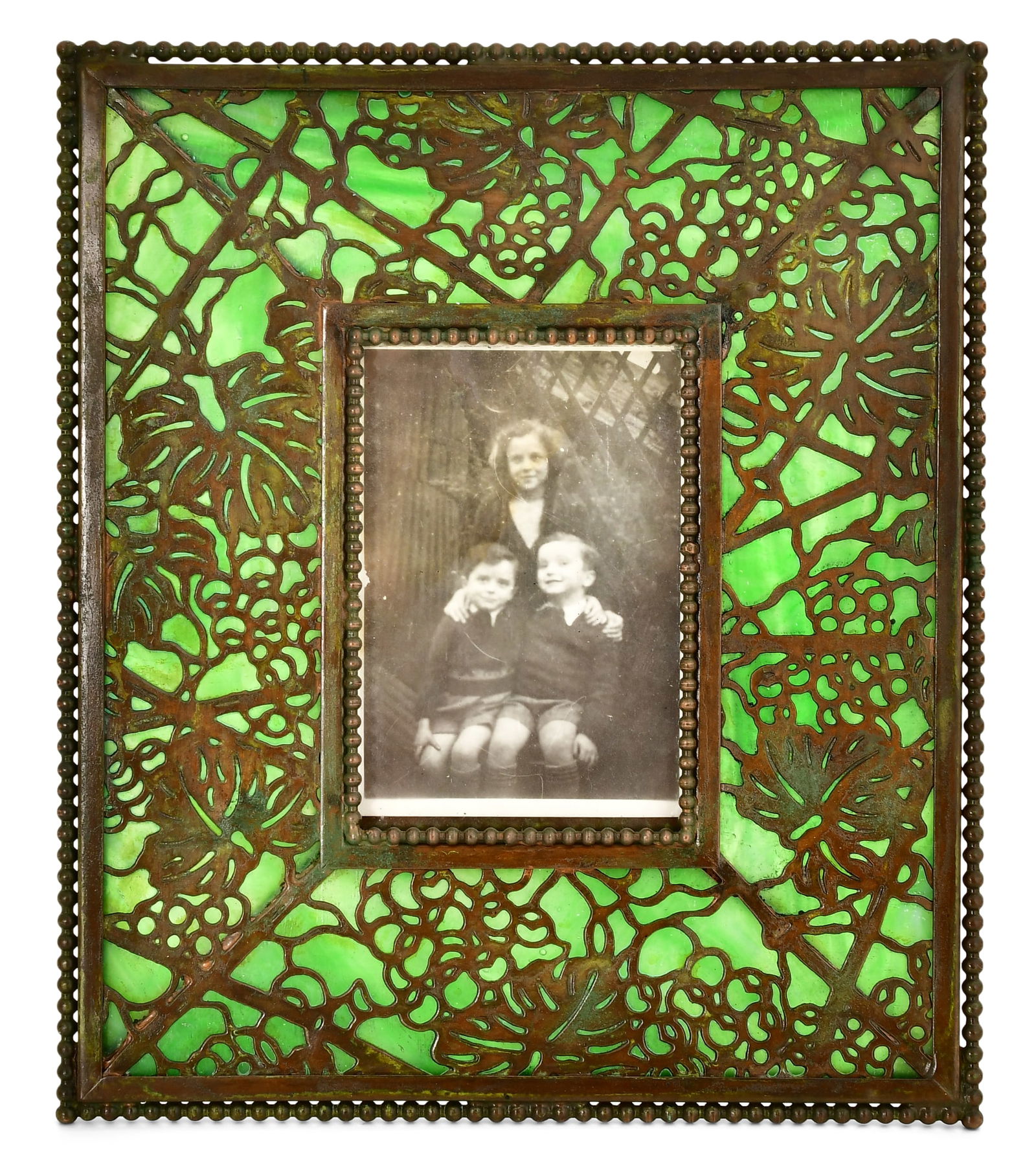 Tiffany Studios "Grapevine" Picture Frame (1 of 5)