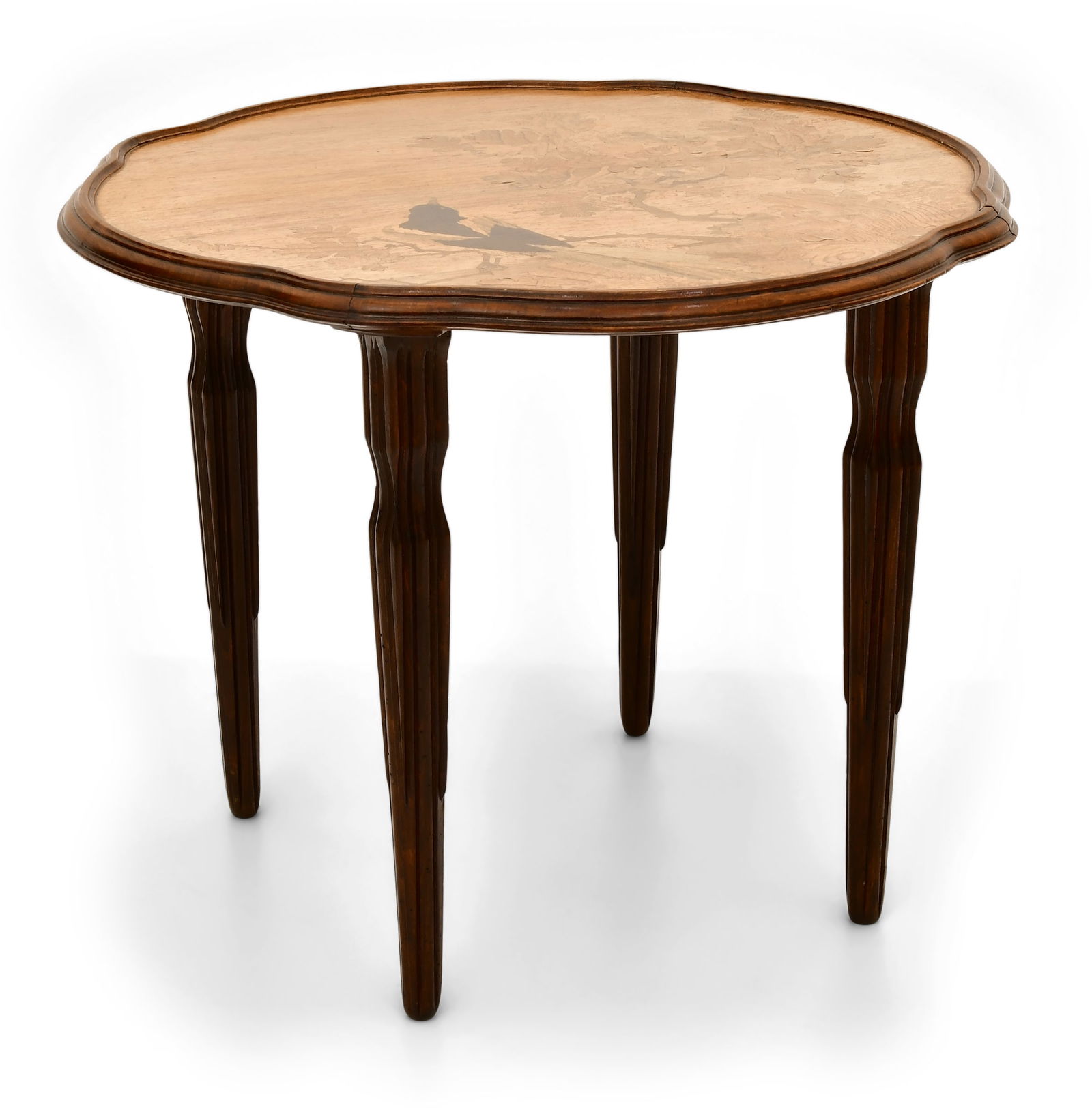 Émile Gallé (French, 1846-1904), Marquetry Table (1 of 6)