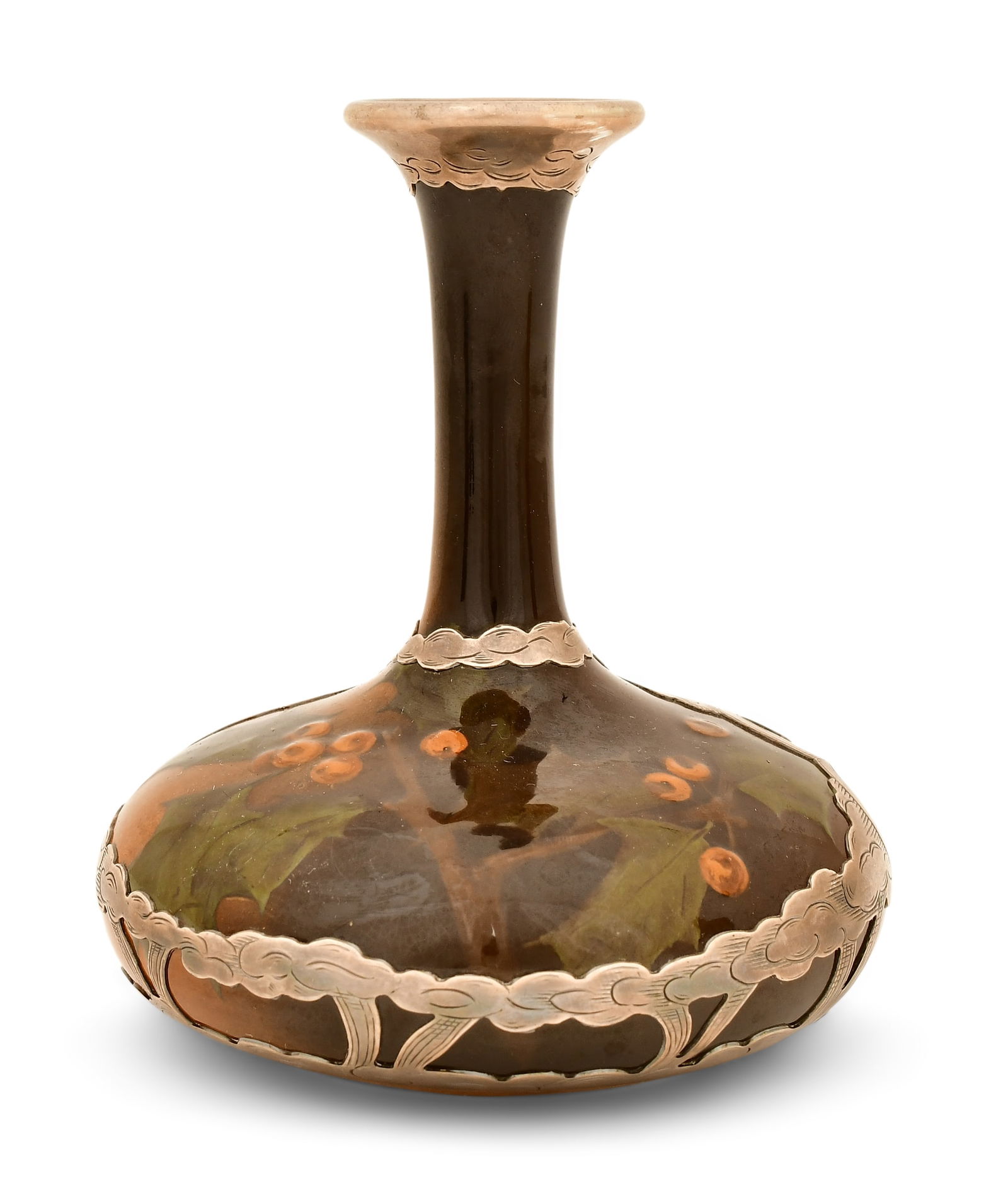 Rookwood Pottery Silver Overlay Ewer, Decorated by Adeliza Drake Sehon (1 of 5)